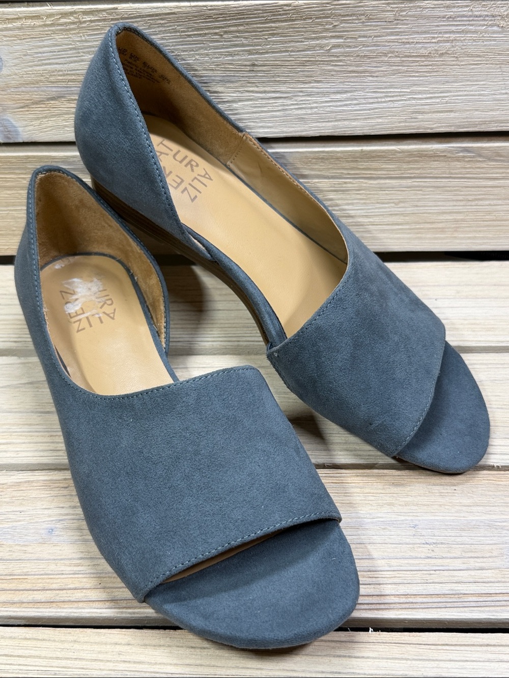 Naturalizer Jaimee Open Toe Low Heel Women's Size 7.5M